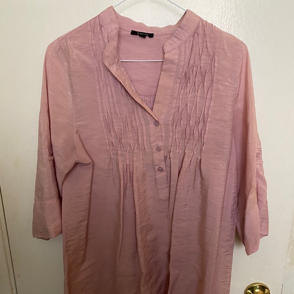 Varga Pink Designer Blouse in Good Used Condition Size Medium